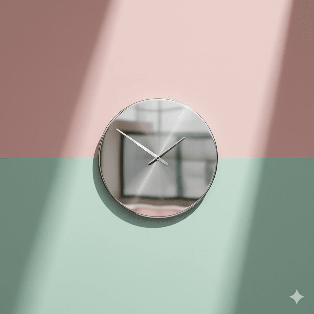 Metalized Wall Clocks