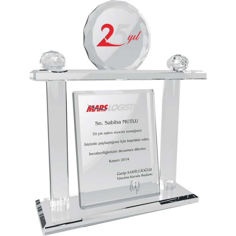 EKT-109 Crystal Plaque