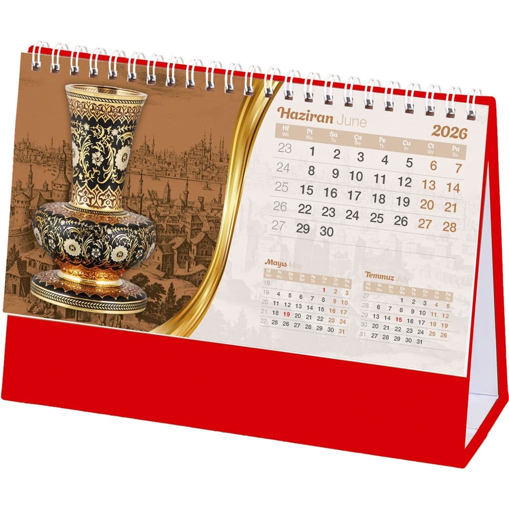 AMT-02-KT Ottoman Desk Calendar