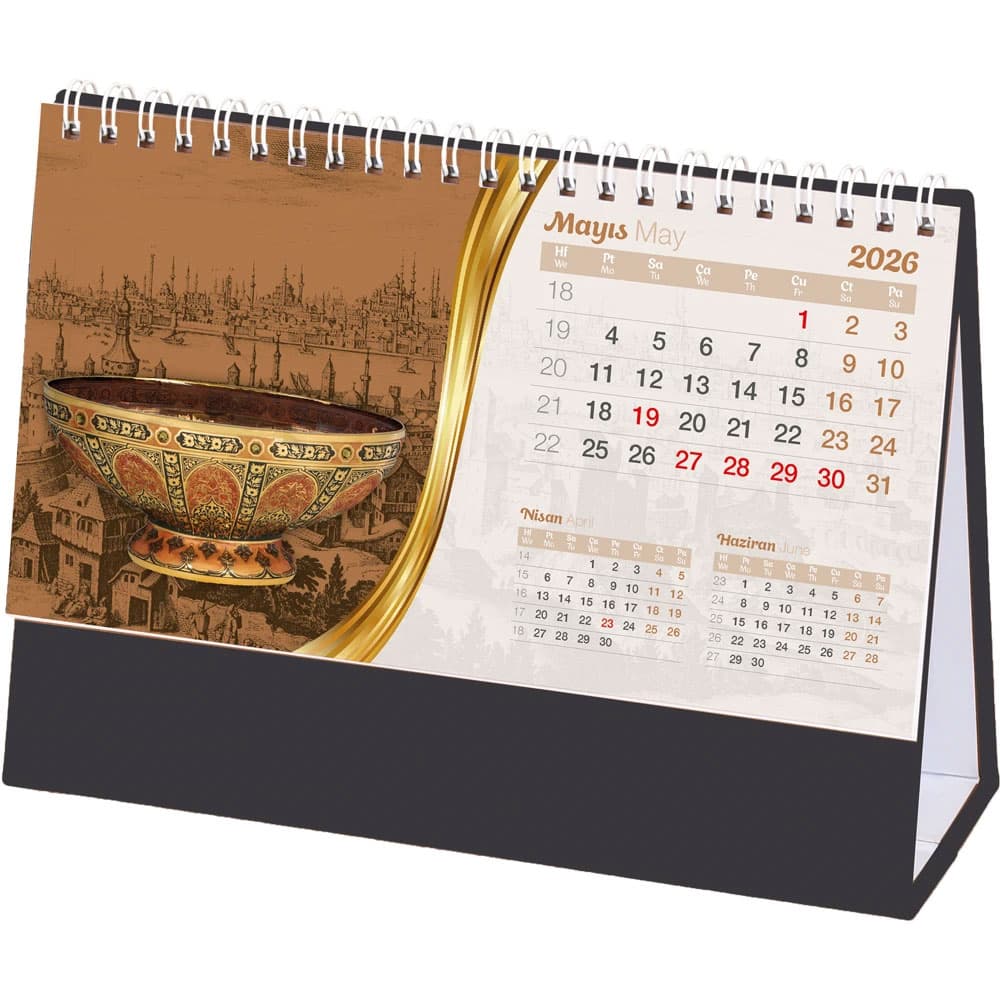 AMT-02-ST Ottoman Desk Calendar