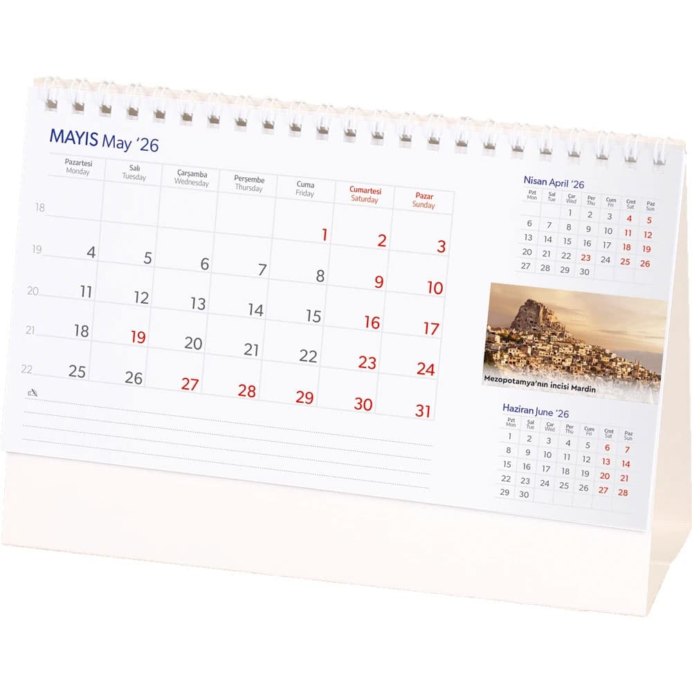 AMT-03-BT Anatolian Desk Calendar