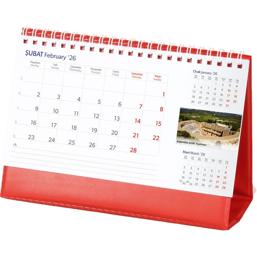 AMT-03-KB Anatolian Desk Calendar