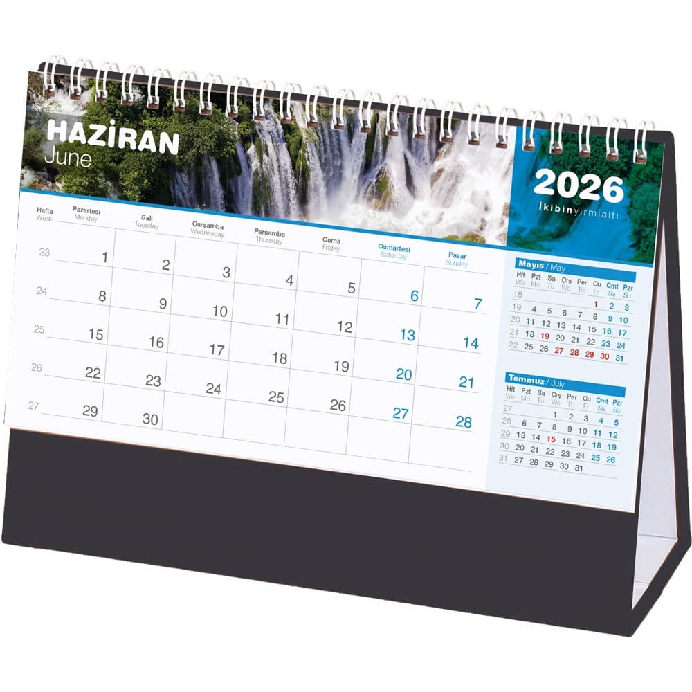 AMT-04-TS Waterfall Desk Calendar