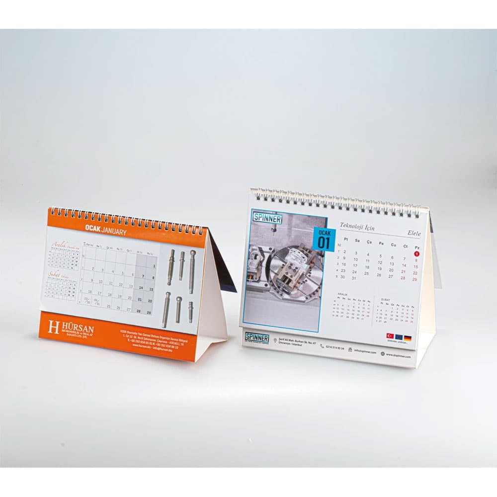 AMT-06 Desk Calendar with Cardboard Carrier