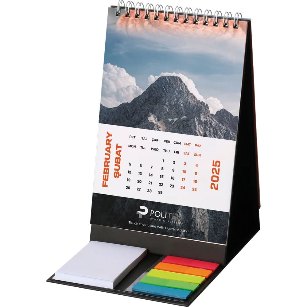 AMT-10 Desk Calendar with Notepad