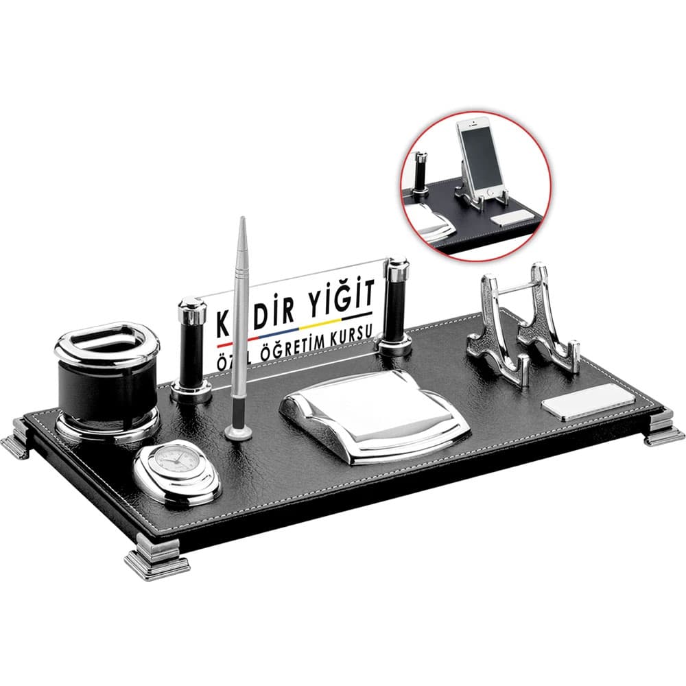 0063 Yüksel Leather Table Set