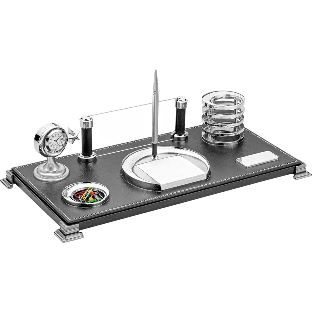 0071 Hilal-S Leather Table Set