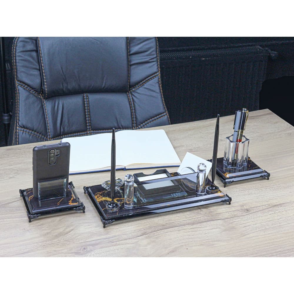 KM-200 3 Piece Crystal Table Set