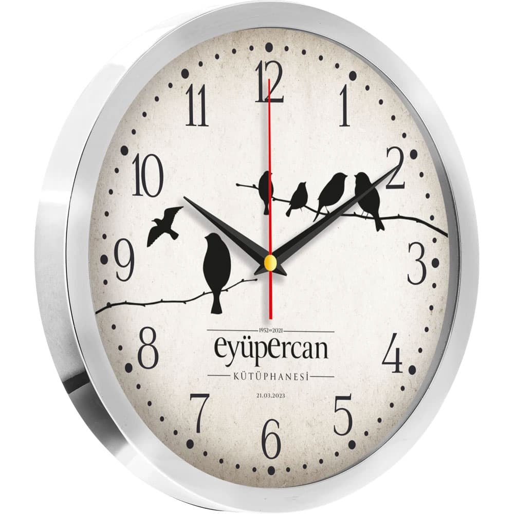 V30-980-B Metal Wall Clock