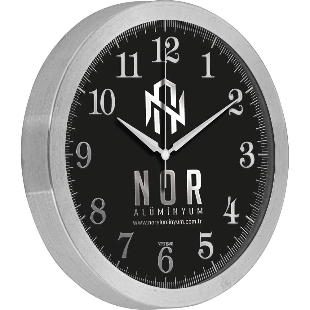 V30-985-GV Aluminum Wall Clock