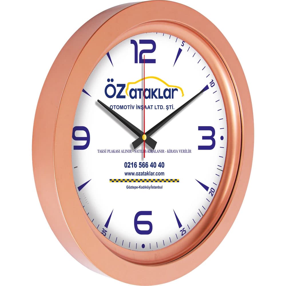 V30-741-B Metallized Wall Clock