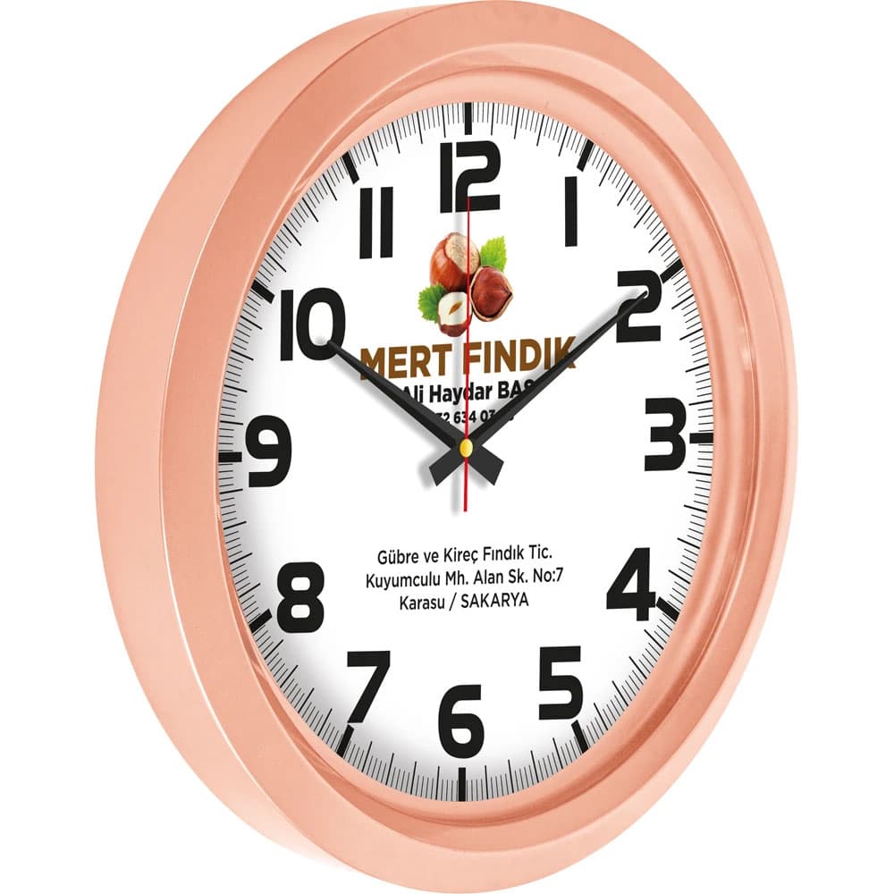 V30-742-B Metallized Wall Clock