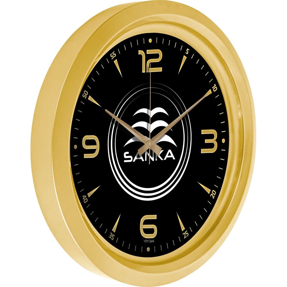 V30-743-A Metallized Wall Clock