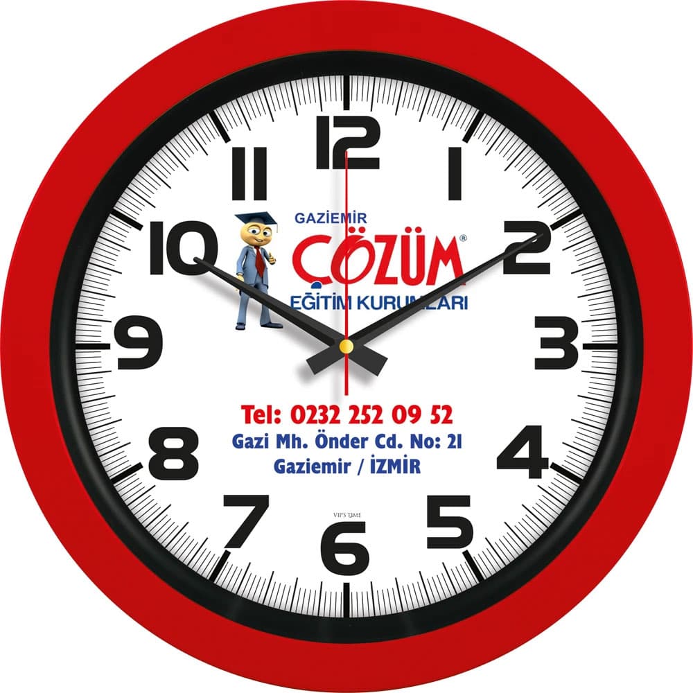 V30-346-K Plastic Wall Clock