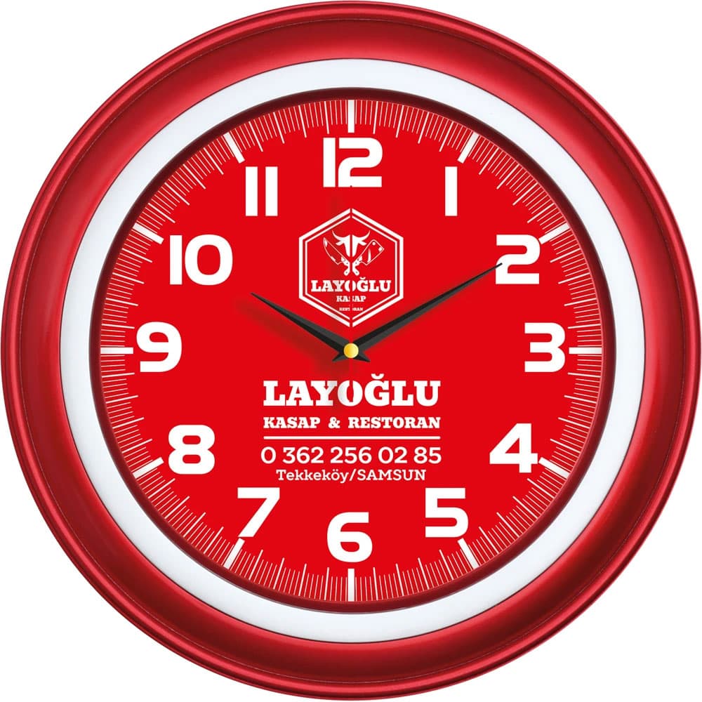 V30-509-K Plastic Wall Clock